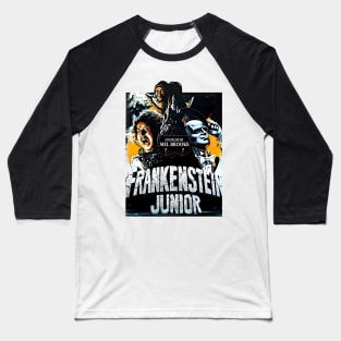 French Poster FRANKENSTEIN JUNIOR 1974 Baseball T-Shirt